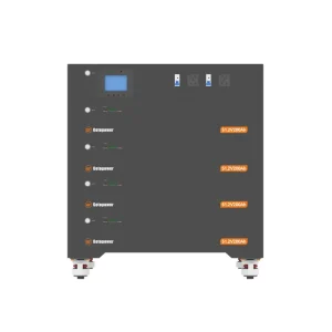 Stackable LiFePO4 Battery 51.2V 200Ah Gray