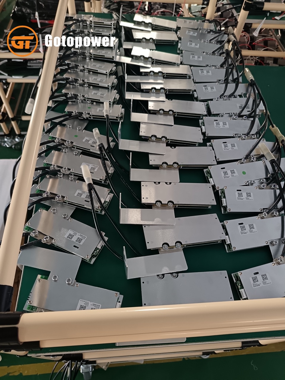High-quality BMS circuit boards ready for assembly into Gotopower energy storage batteries.